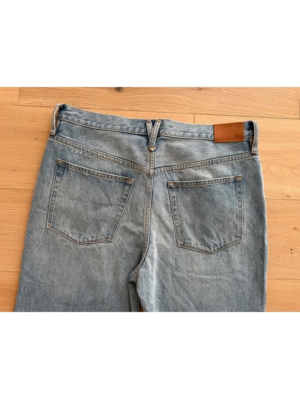 J.Crew Slouchy Boyfriend Jeans NWT Light Wash Distressed Size 31